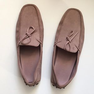 Pink Tods Gommino Driving Shoes